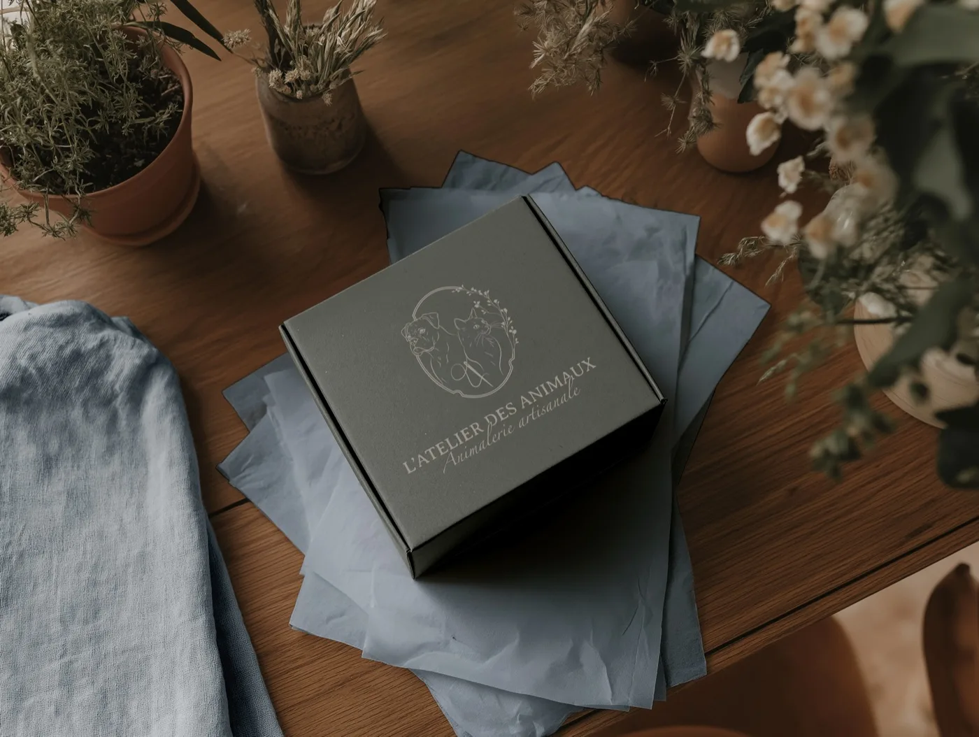 Packaging de L'Atelier des Animaux