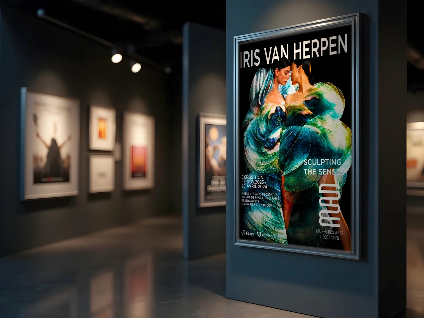 Affiche d'exposition Iris Van Herpen, Sculpting the Senses