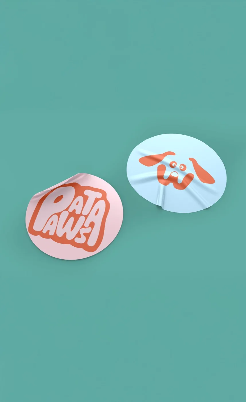 Stickers du logo Pata Paws
